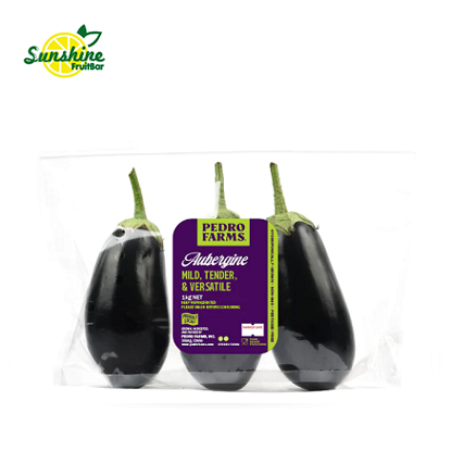 Show details for PEDRO FARMS AUBERGINE EGGPLANT 1KG