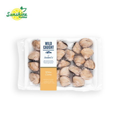 Show details for WILD CAUGHT WHITE CLAMS 500G