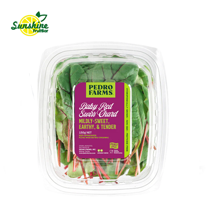 Show details for PEDRO FARMS RED SWISS CHARD 150G
