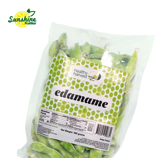 Sunshine Fruitbar. HEALTHY HARVEST FROZEN EDAMAME 500G