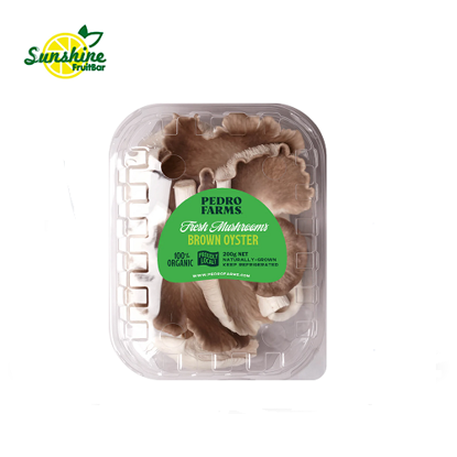 Show details for PEDRO FARMS BROWN OYSTER MUSHROOM 200G