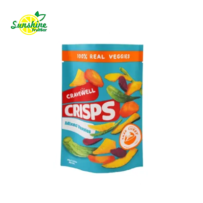 Show details for CRAVEWELL MIXED VEGGIE CRISPS CRAB CURRY