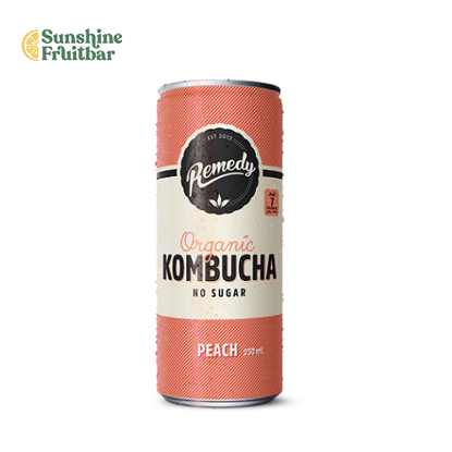 Show details for REMEDY KOMBUCHA PEACH 250ML