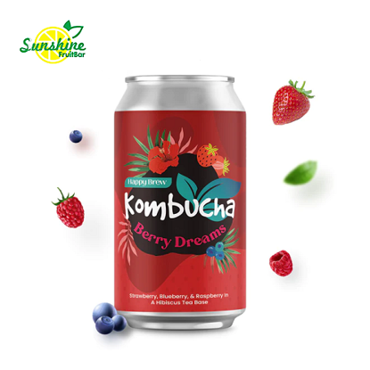 Show details for HAPPY BREW KOMBUCHA BERRY DREAM