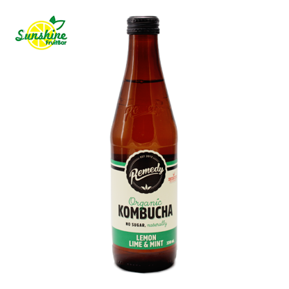 Show details for REMEDY KOMBUCHA LEMON LIME MINT 330ML