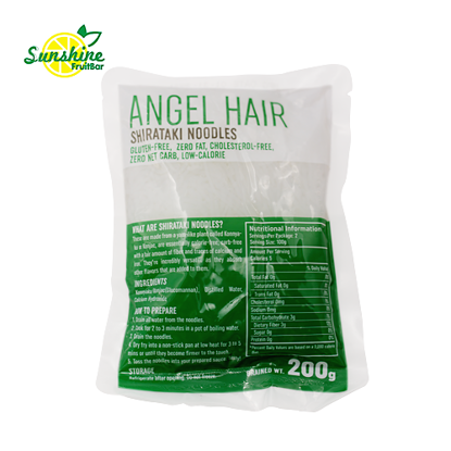 Show details for SHIRATAKI NOODLES ANGEL HAIR 200G